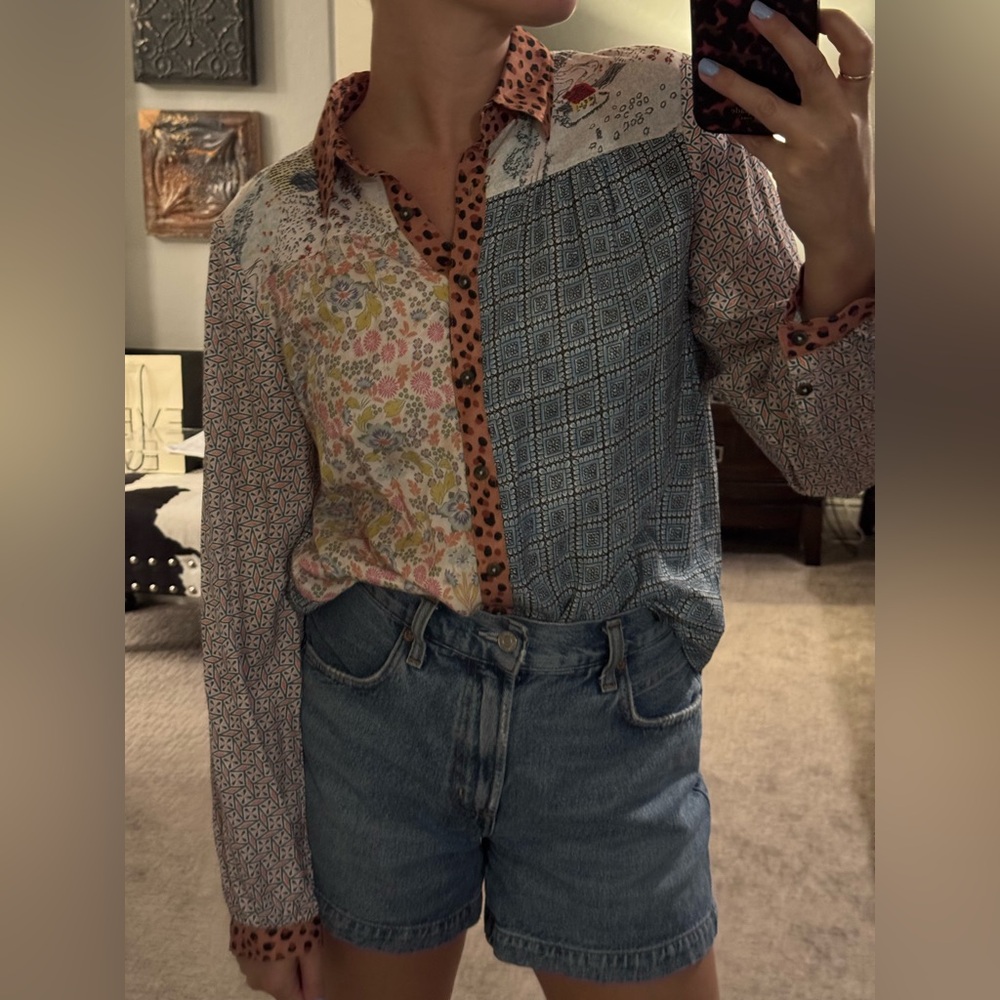 Anthropologie Casual Button Down Shirt